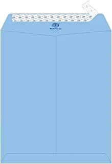 FIS FSEE1034PBBL50 100 GSM Peel and Seal Paper Envelope Set 50-Pieces, 12-Inch x 10-Inch Size, Blue