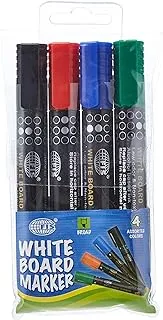 FIS White Board Markers 4-Pieces
