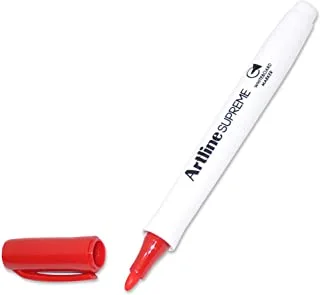 Artline Supreme White Board Marker Pack of 12, Epf-507,1.5mm, Red, Box/12Pc. - ARMKEPF-507RE