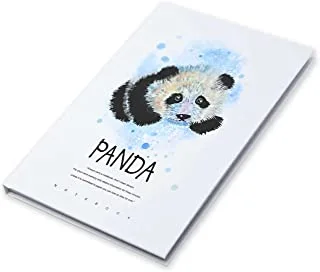 FIS Pack Of 5 Hard Cover Notebook, 96 Sheets A5 Panda Design 6 -FSNBHCA596-PAN6