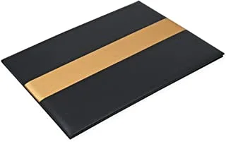 FIS FSCLCFCO360GLBK Certificate Folder with Certificate, A4 Size, Black and Gold