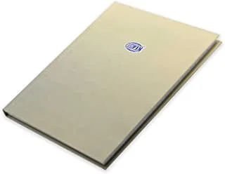 FIS Pack of 5 Hard Cover Notebook A5 سطر واحد ، 100 ورقة ، ذهبي - FSNBA5SL100GL