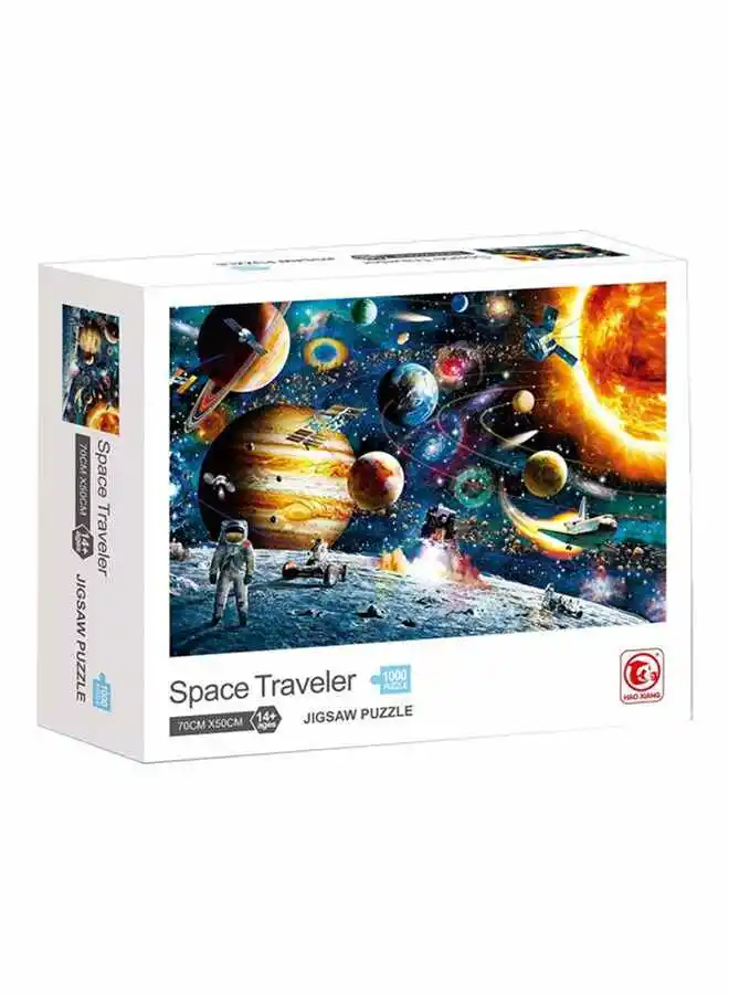 Hao XIANG 1000-Piece Space Traveler Jigsaw Stress Relief Education Development Toy Set 70x50cm