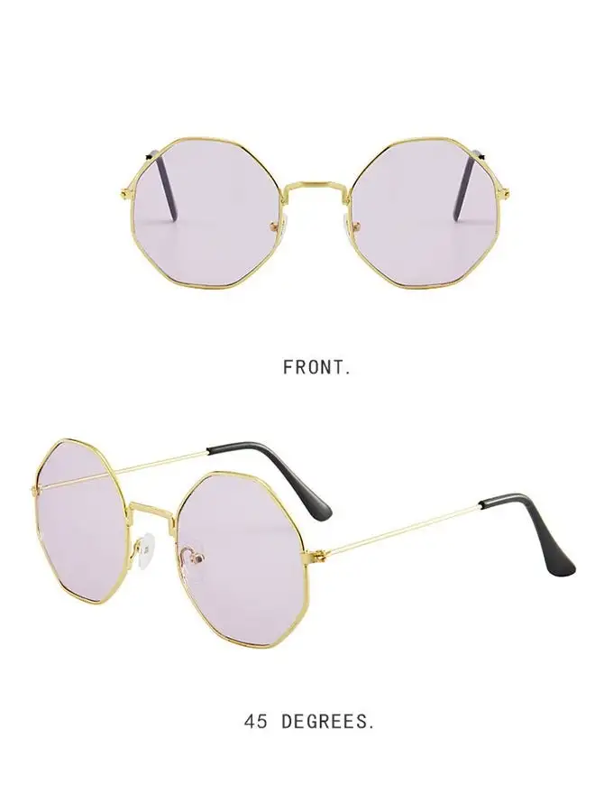 Generic Polarized Sunglasses Men Women, Classic Frame Sunglasses Uv Protection，Fashionable Polygonal Octagonal Sun Glasses
