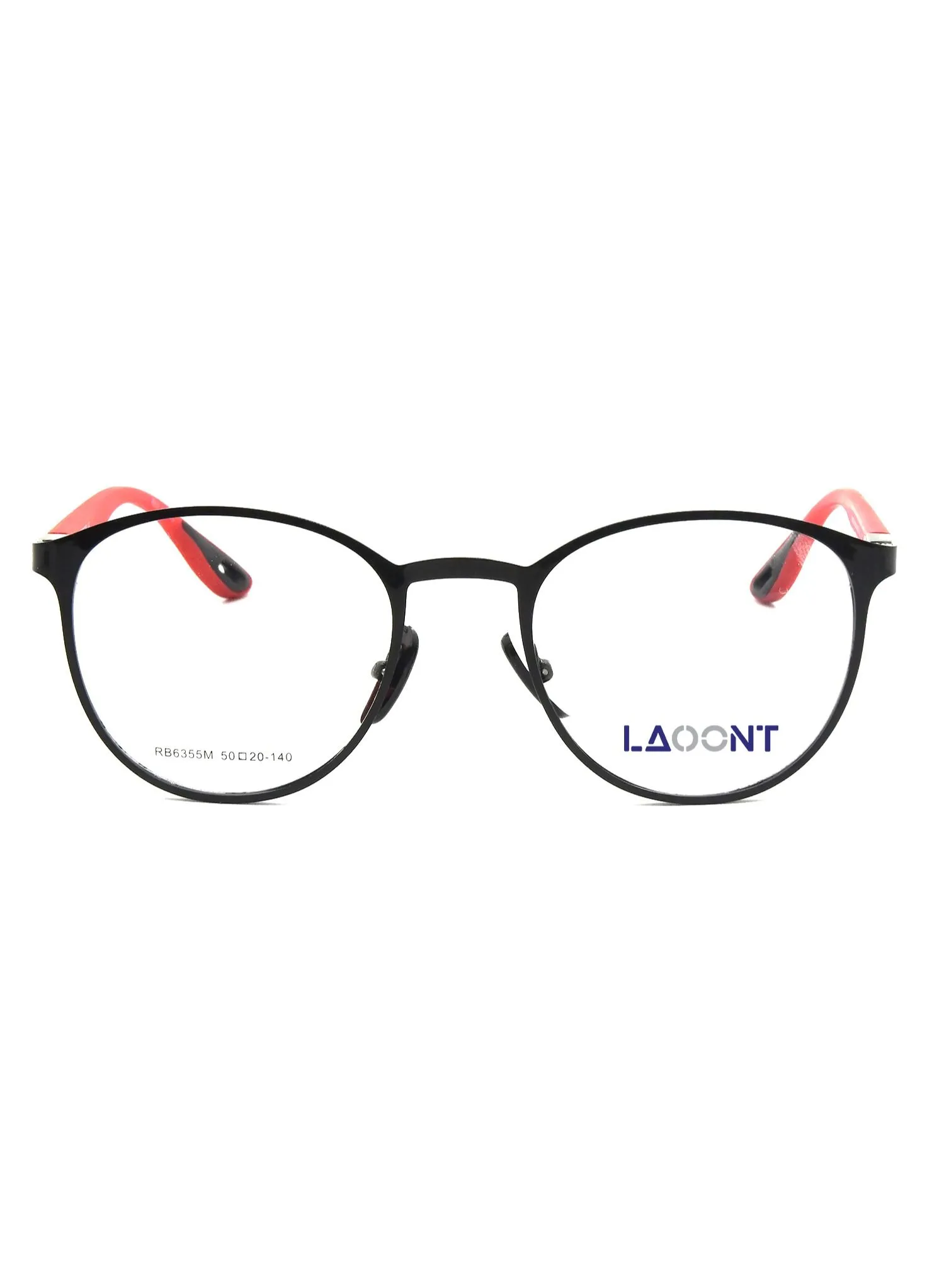 إطار نظارة طبية معدني بيضاوي أنيق من لاونت