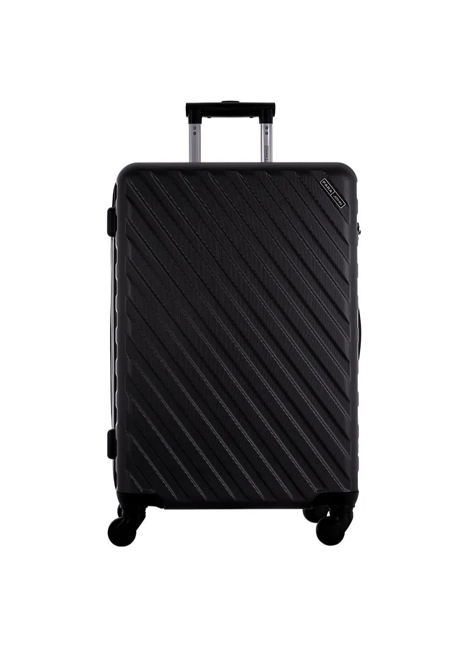 PARAJOHN Lightweight ABS Hard Side Spinner  Luggage checked in  Trolley Bag with Lock 24 Inch