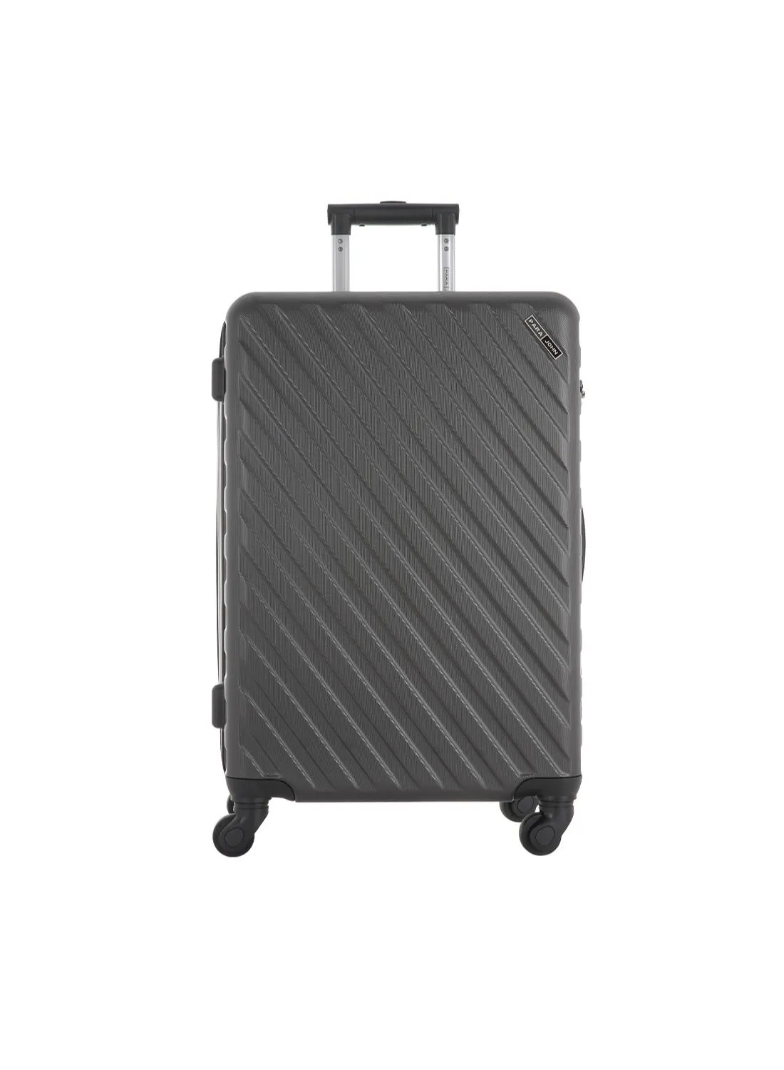 PARAJOHN Lightweight ABS Hard Side Spinner  Luggage checked in  Trolley Bag with Lock 24 Inch