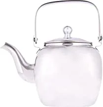 Al Saif Stainless Steel Tea Kettle With Mirror Finishing Size: 1.6 Liter, Color: Silver