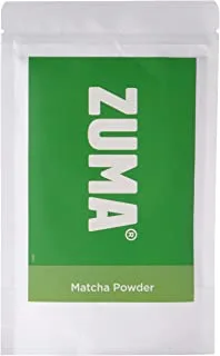 مسحوق ماتشا العضوي زوما زوما من بي تي بي نباتي 100 جرام - أخضر بريطاني