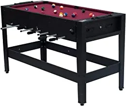 Winmax Foosball and Pool Table, Black