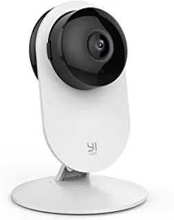 YI Security Home Camera Baby Monitor, 1080p WiFi Smart Wireless Indoor Nanny IP Cam with Night Vision, 2-Way Audio, Motion Detection, Phone App, Pet Cat Dog Cam - Works with Alexa and Google
