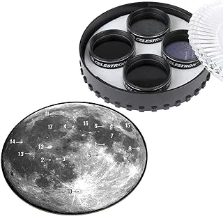 Celestron 1.25-inch Moon Filter Set Black