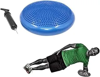 وسادة كرة يوجا SKEIDO قابلة للنفخ لتدليك اللياقة البدنية وأقراص توازن لللياقة البدنية وصالة ألعاب رياضية للمنزل مع منفاخ