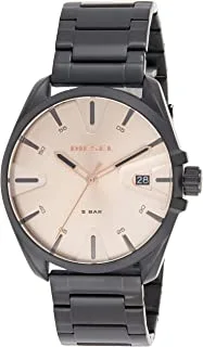 Diesel MS9 Men's Stainless Steel Case Analog Watch With Stainless Steel Strap
