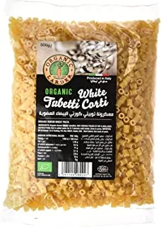 Organic Larder White Tubetti Cori Pasta, 500 g, Yellow