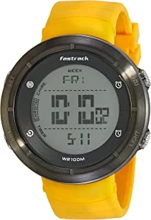 Fastrack Trendies Grey Dial Digital Watch For Men