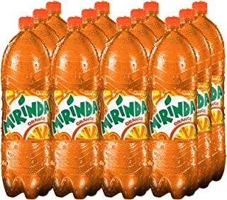 Mirinda Orange, Carbonated Soft Drink, Plastic Bottle, 12x1 liter