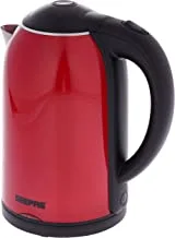 Geepas 2 Layer Electric Kettle 1.7L 1800W - Stainless Steel, Cordless Water Tea Kettle With Double Wall, Auto Shut-Off & Boil-Dry Protection | Ideal For Coffee, Tea, Water & More | 2 Years Warranty