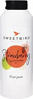 BTB SWEETBIRD Sweetbird Strawberry Puree Vegan Flavor 1 Litre - UK, Fruit Color