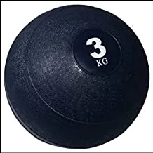 Marshal Fitness Slam Medicine Balls Smooth Textured Grip Dead Weight Balls for Crossfit, Strength & Conditioning Exercises Slam Ball Exercises, and Cardio Workouts -Mf-0516 (3 Kg)