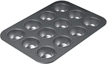 Chicago Metallic Muffin Pan Twelve Hole - Non Stick, 40X28X3.5Cm, Sleeved