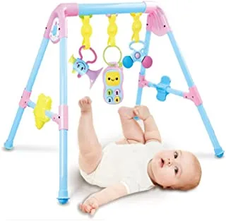 BABYLOVE-INFANT BABY PLAY GYM W / MUSIC 15-219 ، متعدد الألوان ، 33-1699876