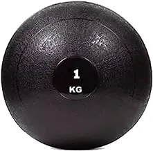 Marshal Fitness Slam Medicine Balls Smooth Textured Grip Dead Weight Balls for Crossfit, Strength & Conditioning Exercises Slam Ball Exercises, and Cardio Workouts -Mf-0516 (1 Kg)
