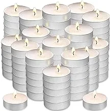 TIU Tea Light Candles, 10G x 100 Pcs, White
