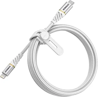 كبل Otterbox Fast Charge Premium USB C-Lightning 2M USB-PD أبيض
