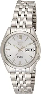 Men's Snk355K Seiko 5 Automatic Silver Dial Stainless Steel Watch