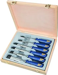 Irwin M444 Blue Chip Bevel Edge Chisel Set 6-Pieces, 6-10-13-19-25-32 Mm Size