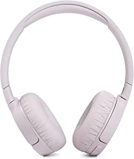 JBL Tune 660NC Wireless On-Ear Active Noise-Cancelling Headphones, Deep Powerful Bass Sound, 44H Battery, Hand-Free Call, Voice Assistant, Lightweight Foldable Design, Fast Pair - Pink, JBLT660NCPIK