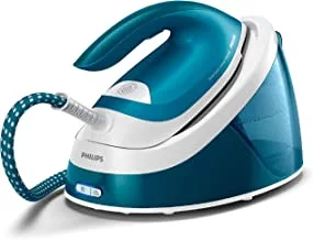 PHILIPS Steam Iron Steam Flow of 120 Grams per minute and 360 g/min with the boost for thick fabrics - 2400W - 1.3 Litre - 50/60Hz - PerfectCare Compact Essential GC6815/26