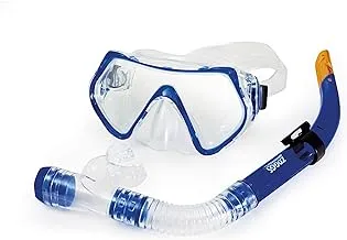 Zoggs Reef Explorer Snorkel and Mask Set, Blue, Adult