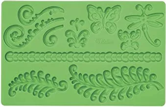 Wilton Fern Fondant & Gum Paste Mold, Green, Wt-409-2548