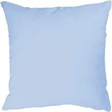 Home Station Soft Plain Colored Cushion - 45 X 45 Cm - Blue, Material: Poly Cotton