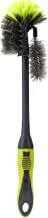 Royalford RF2372GR Toilet Brush with Holder - Portable Easy Storage with Comfortable Handle | Compact Design | Clears Clogged Toilets and drains | Ideal for Home and Office Use - Grey