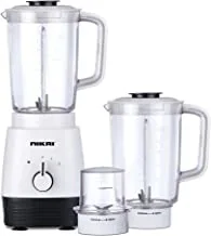 Nikai 3 in 1 Blender And Grinder With 4 Speed Function|450W|50/60Hz| Model No Nb2900EB1 |Two Years Warranty