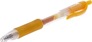 قلم حبر جاف زيبرا ساراسا عادي 0.5 مم ، خردل
