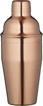 BarCraft Copper Finish Stainless Steel Cocktail Shaker, 500ml, Gift Boxed