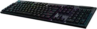 Logitech G915 LIGHTSPEED RGB Mechanical Gaming Keyboard, Low Profile GL Linear Key Switch, LIGHTSYNC RGB, Advanced LIGHTSPEED Wireless and Bluetooth Support - Linear