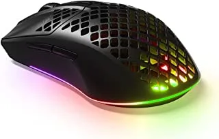 Steelseries Aerox 3 OnyXSouiris Wireless Gaming Mouse Ultra Lightweight (68G) With 200Hr Battery Life