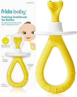 Fridababy Grow-With-Me Training Toothbrush | Infant To Toddler Toothbrush Oral Care For Sensitive Gums