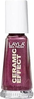 Layla Ceramic Effect Nail Polish - Flashy Fucsia