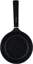 Al Saif Non-Stick Aluminum Crepe Pan Size: 28X2.1Cm, Color: Black