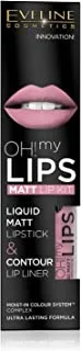 Eveline Oh My Lips Liquid Matt Lipstick&Lip Liner No. 03 Rose Nude