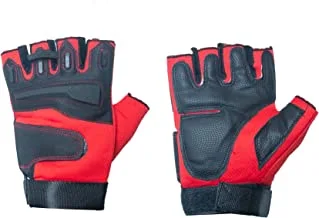 Mountain Gear Half-Finger Gloves Cycling Gloves Medium Red