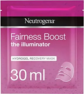 Neutrogena Face Mask Sheet, The Illuminator, Fairness Boost Hydrogel Recovery, 30Ml