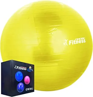Fitness Workout Yoga Ball - Yellow 29.5