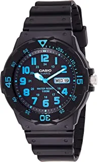 Casio Men's Black Dial Resin Analog Watch - MRW-200H-2BVDF